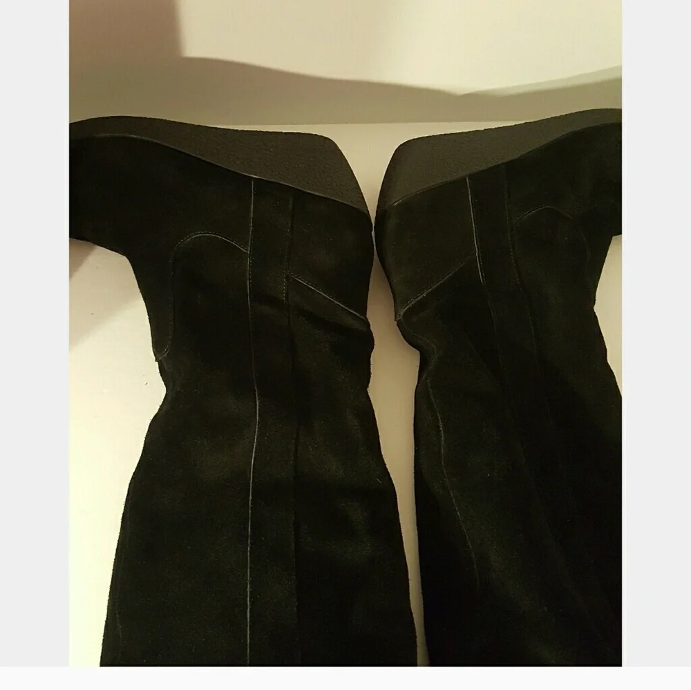 LOFT Ann Taylor Tall Wedge Suede Boots size 8.5 M - Picture 6 of 6